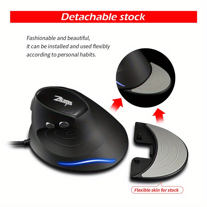 Rato Óptico Vertical Ergonómico T-30 com Cabo