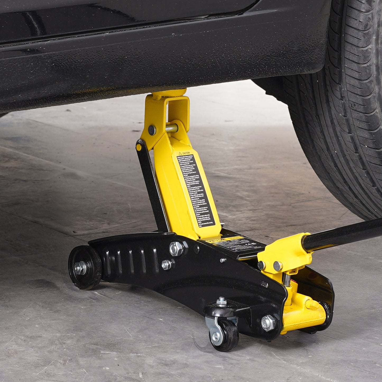 VEVOR Low Profile Floor Jack 2 Ton Heavy Duty Single Piston Hydraulic Pump