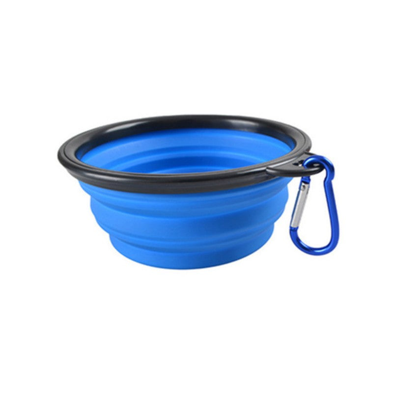 Portable Pet Food Bowl: Foldable & Durable TPR Bowl For Dogs & Cats