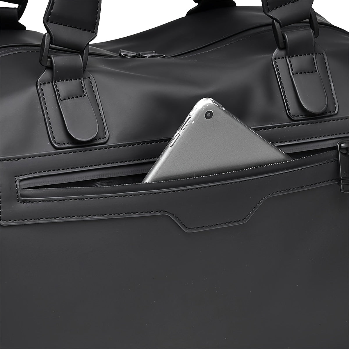 Large Capacity Gym Bag - Heavy-Duty Oxford Fabric Workout Bag with Zipper Closure, Spacious Sports Duffel for Men & Women, Gym, Travel, Business - Minimalist Design in Black/, Easy-to-Clean, Workout Accessories, Sleek Look, S