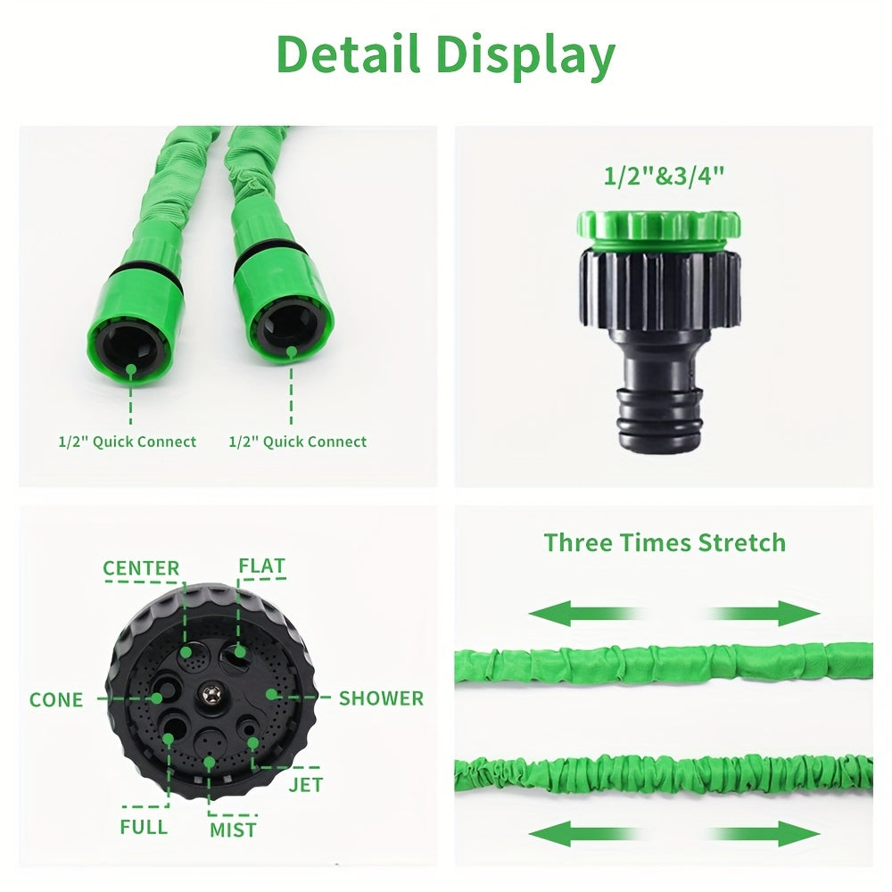 Mangueira de Jardim Extensível com Pulverizador de 7 Funções