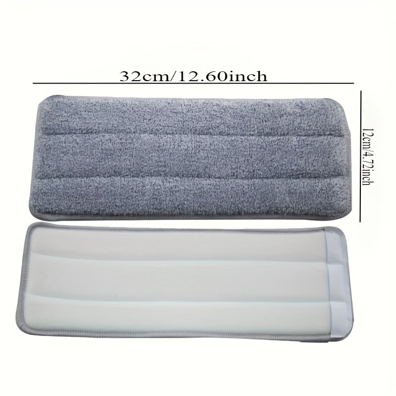 12pcs Heavy-Duty Mop Pads - Fast-Absorbing, Reusable Cleaning Pads for Hardwood, Tile, Linoleum Floors - Compatible with Flat Mops - Cost-Effective Cleaning Supplies (12pcs), Floor Maintenance, Highquality Microfiber, Busy Ho