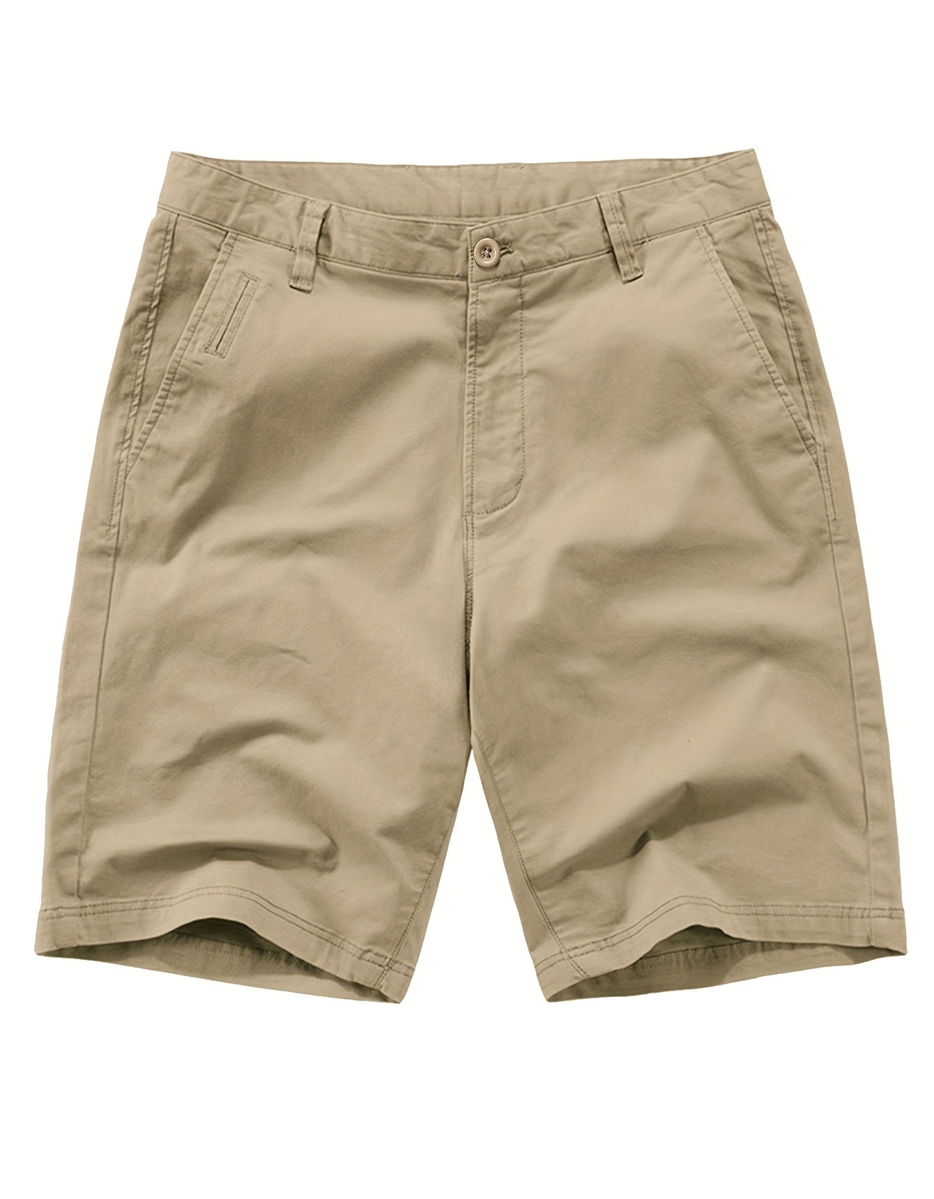 Men'S Heavy-Duty Work Shorts - Non-Stretch Fabric with Multiple Utility Pockets, Adjustable Button Closure - Black Cargo Shorts for Construction, Hiking, Everyday Casual Wear - Non-Stretchy Office & Outdoor Pants, Hiking Appa