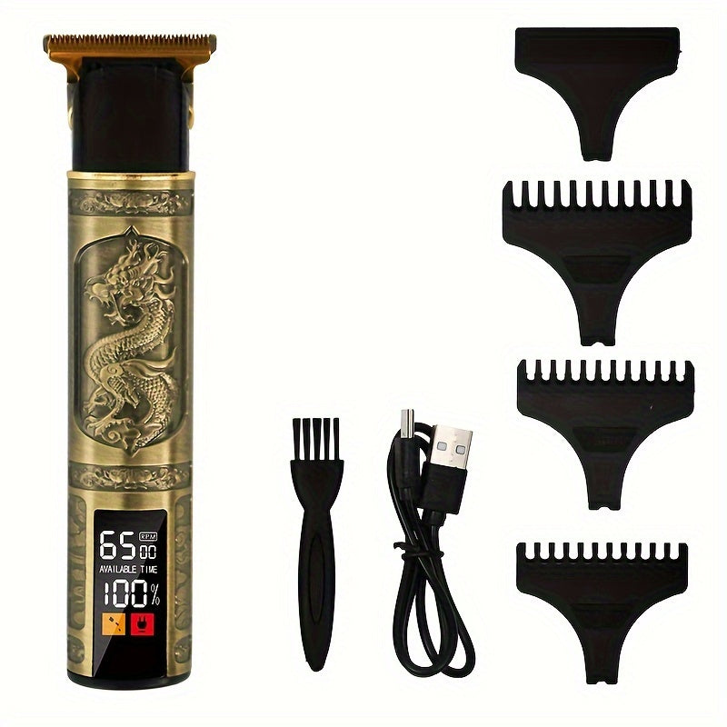 T9 Electric Hair Clipper Hair Cutting Machine Professional Men's Electric Shaver USB Rechargeable Barber Trimmer For Men Holiday Gift