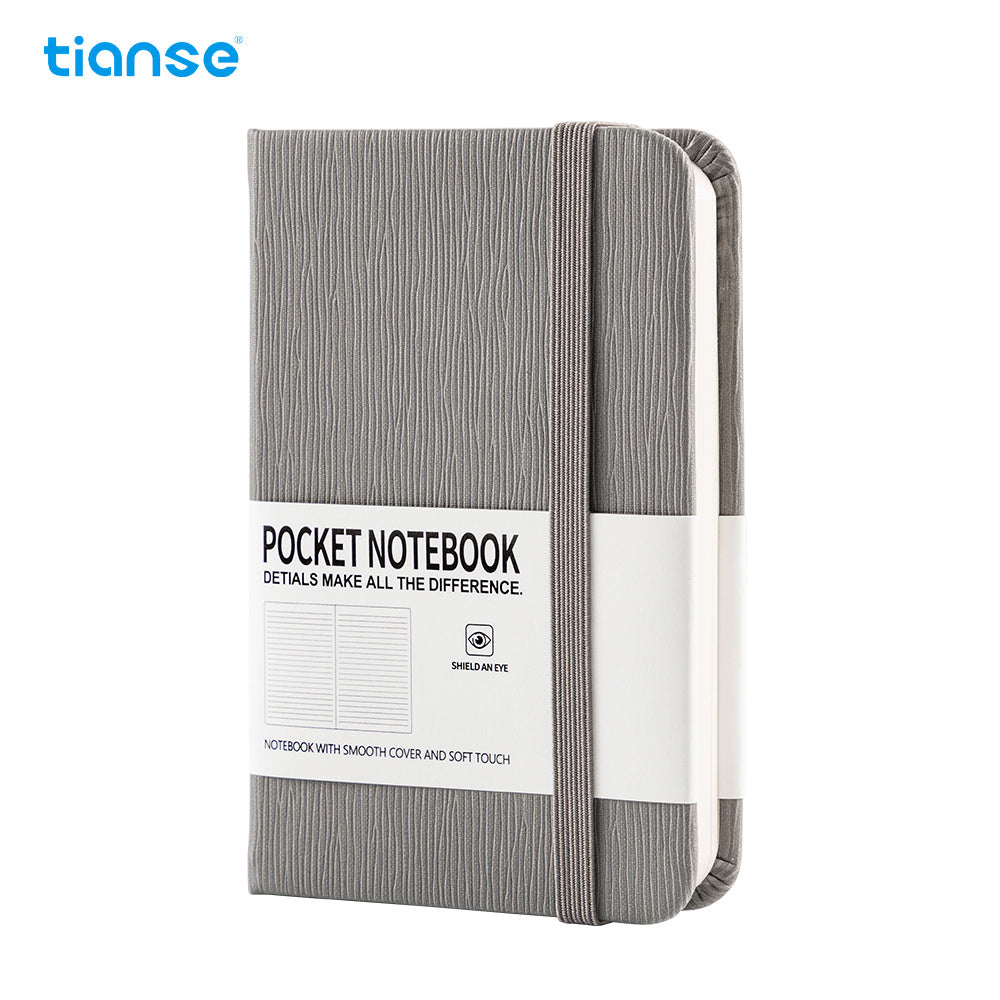 1pc TIANSE A7 Lined Pocket Journal Notebook, 100 Pages, Small, 3.15 Inches X 4.33 Inches - 100 Gsm Thick Paper, Hardcover