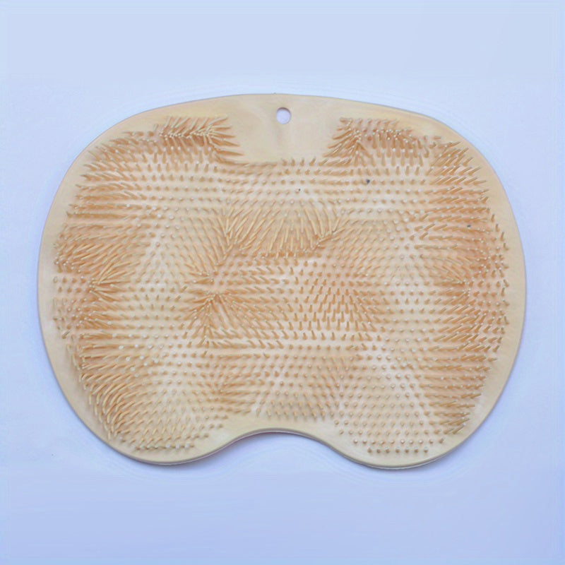 1pc Bath Exfoliating Pad, Bathroom Washing Pad, Shower Foot Scrubber Mat, Shower Cleaning Tools