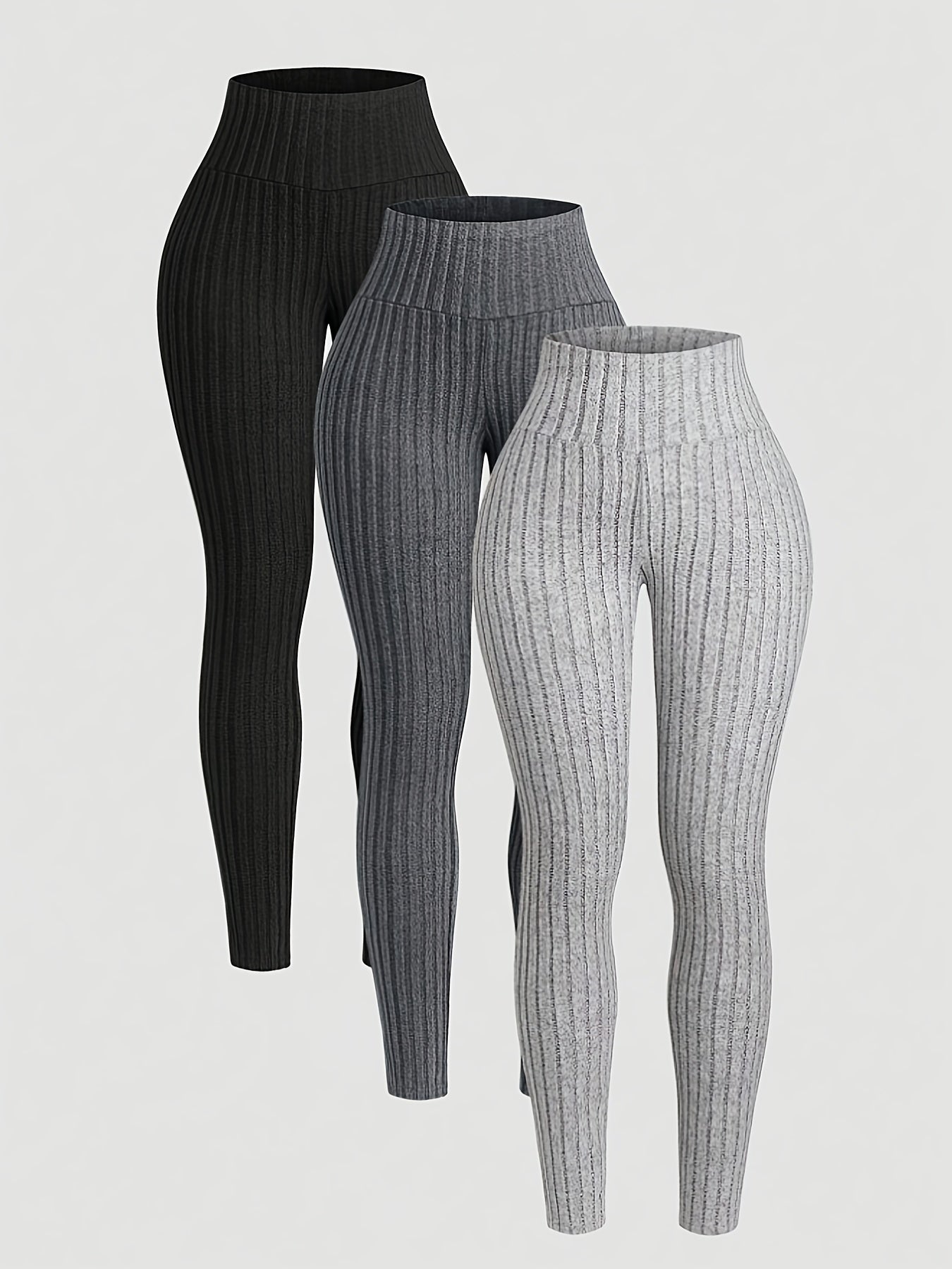 Women's Leggings Three-Piece Set Women's Casual Leggings Three-Pack
