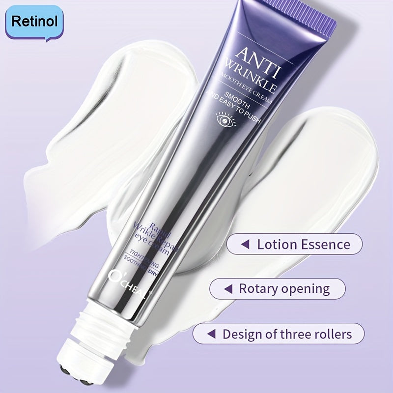 Smoothes Winkles Rolling Eye Cream, Firming And Tightening Skin Eye Essence, Eye Care Cream