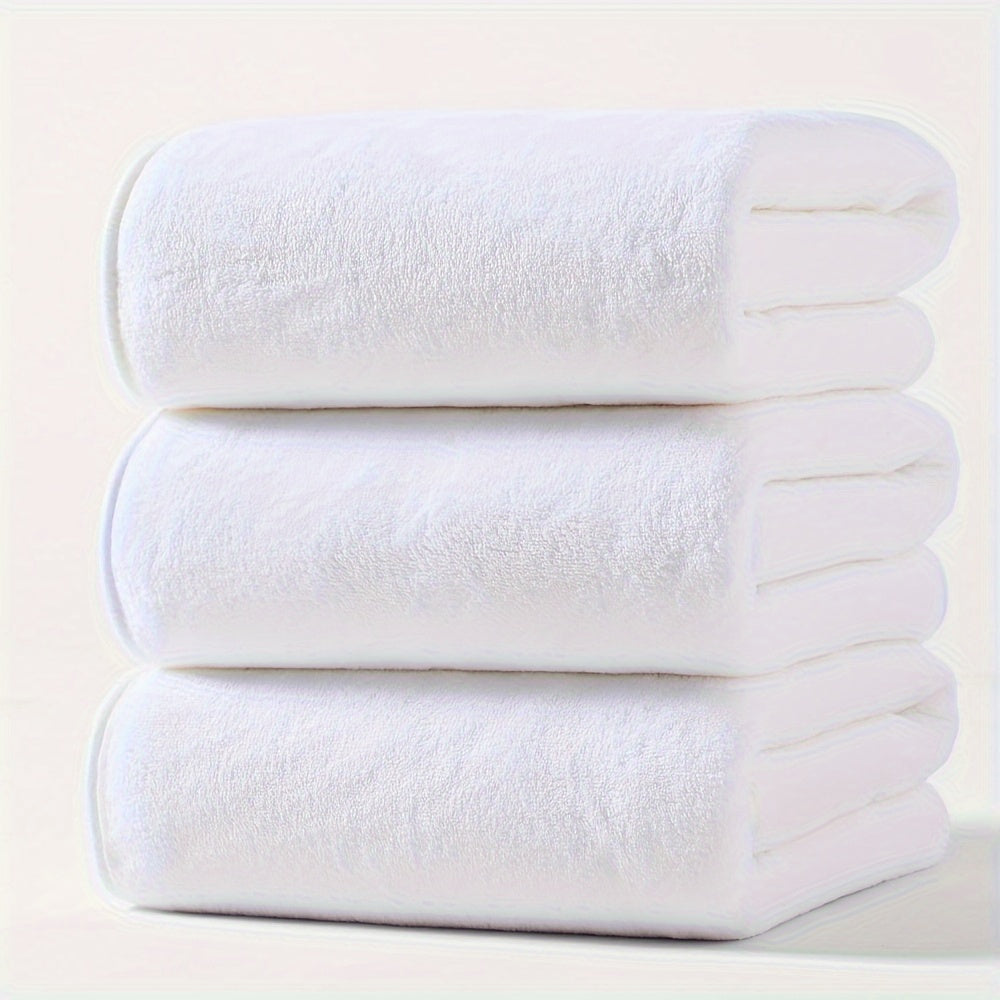 3pcs Microfiber Bath Towels, 300 GSM Super Absorbent And Quick-drying Bath Towel 70.0 X 140.0cm, Multipurpose Bath Towels For Spa, Yoga, Fitness, Bathroom