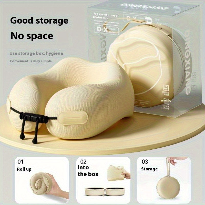 Multifunctional Neck Pillow, Suitable for Long Trips, Airplane, Car, Train, Office,