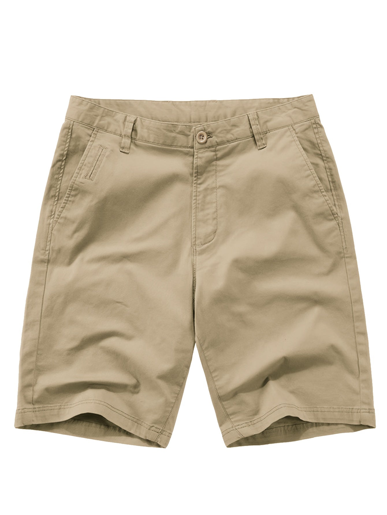 Men'S Heavy-Duty Work Shorts - Non-Stretch Fabric with Multiple Utility Pockets, Adjustable Button Closure - Black Cargo Shorts for Construction, Hiking, Everyday Casual Wear - Non-Stretchy Office & Outdoor Pants, Hiking Appa