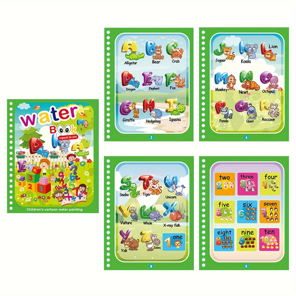 1pc Reusable Coloring Book Drawing Book Painting Drawing Toys Toys For Christmas Halloween Gifts Easter Gift