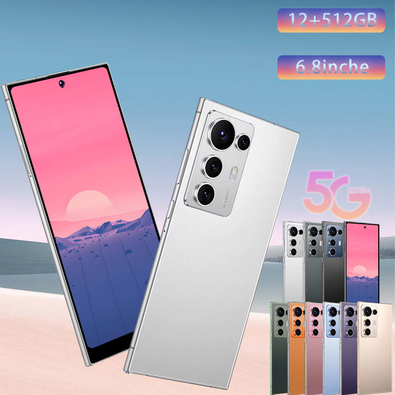 The S25 Ultra 2025 Is The Latest Unlocked Smartphone. It Comes with a Touch Pen, a 6.8-Inch High-Definition Screen, Android 14 Operating System, 12+512GB Storage Capacity, Dual SIM Dual Standby/Gps System, Dual Camera Configu