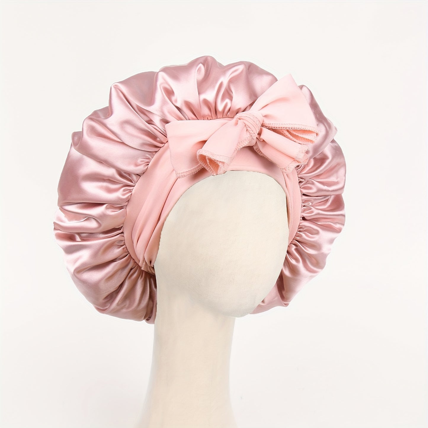 Hat, Satin Bonnet Silk Bonnet Adjustable Bonne For Sleeping Hair Bonnet With Tie Band Bonnets For Women Men