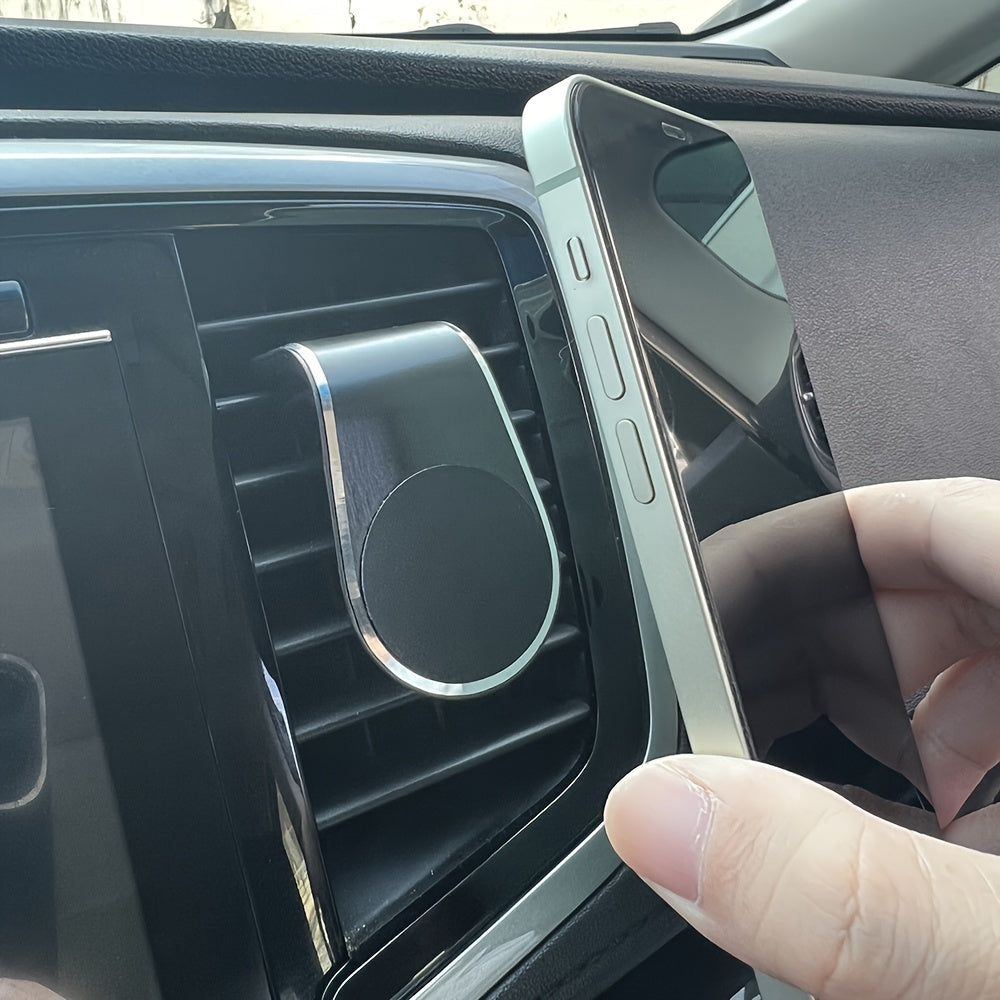 Car Magnetic Phone Holder in L Shape Stand Magnet Cellphone Bracket Car Magnetic Holde