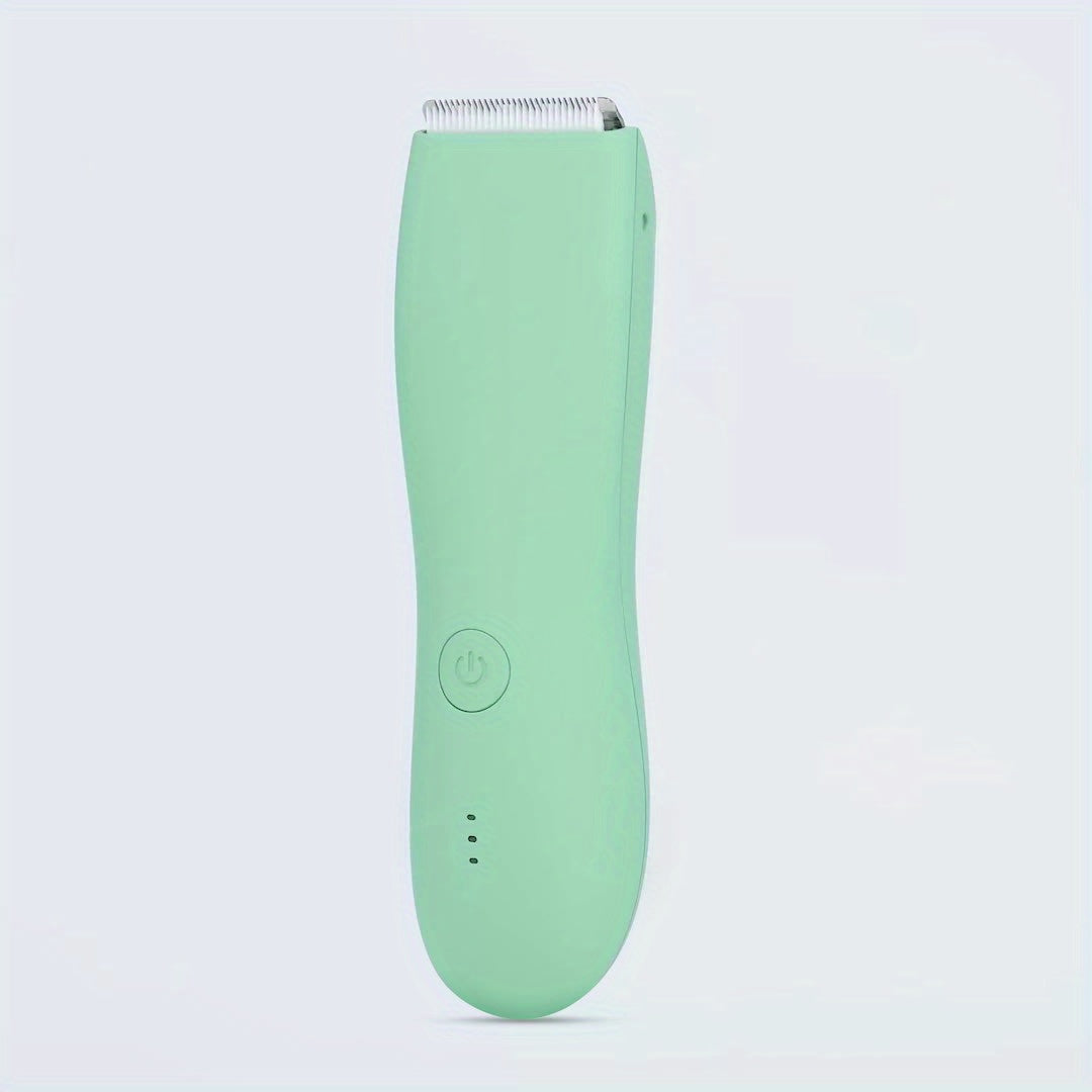 YAFULL Professional Body Groomer with IPX6 Replacement Blades - USB Rechargeable, 800mAh Lithium Battery, Ceramic Blade for Men'S Belly & Body Hair Trimming, Electric Shaver for Bikini & Men'S Grooming, Ideal Gift for Loved O