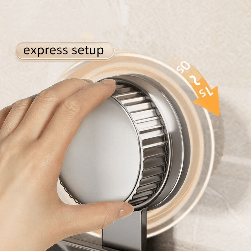 Simple to Install Suction Cup Shower Organizer - Heavy-Duty Rust-Resistant Plastic Wall-Mounted Floating Shelf with Sturdy Adhesive, Space-Saving Bathroom Storage for Shampoo, Soap & Toiletries, No Metal Pipes, Easy Assembly,