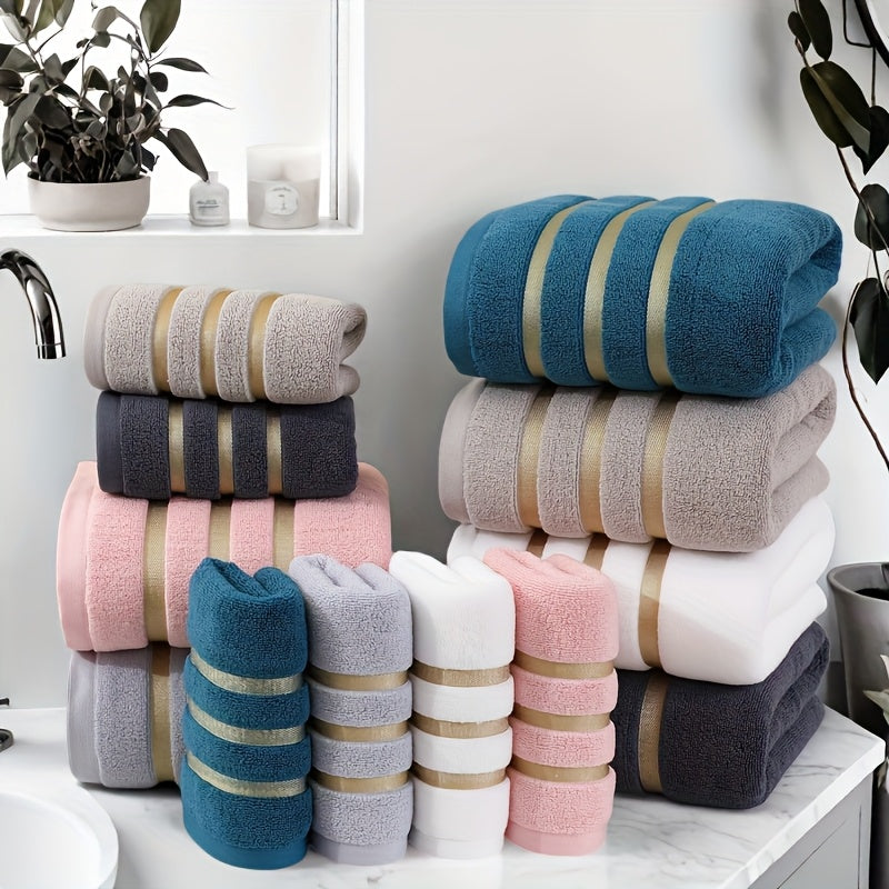 Conjunto de Toalhas 100% Algodão Golden Square – 12 Peças