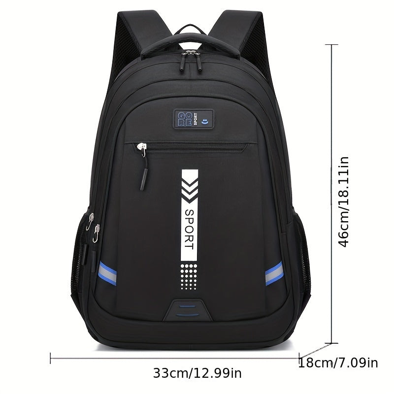 Backpack Men's Leisure Large Capacity Travel Backpack Business Computer Mountaineering Bag Middle School, High School, College Student Schoolbag