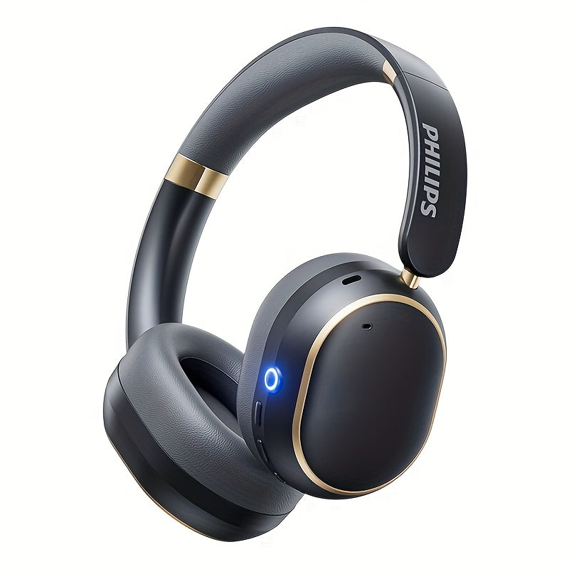 Philips Wireless Bluetooth Headphones, Over-Ear Wireless Headphones, ANC Hybrid Active Noise Cancelling Headphones, HiFi Surround Sound Over-Ear Wireless Headphones, for iPhone and Android, 80 Hours of Playtime, with Five ENC