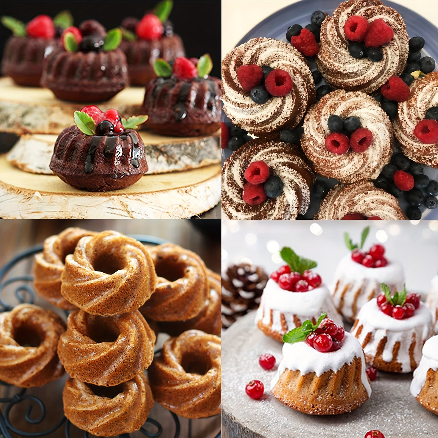 45pcs/set, Silicone Baking Set, Nonstick Bakeware Set Baking Cookie Sheets Cake Muffin Bread Pan, Loaf Pan, Cake Pan, Pizza Pan, Mini Cupcake Mold, Bundt Pan, Charlotte Cake Pan, Measuring Cup And Spoon, Baking Tools