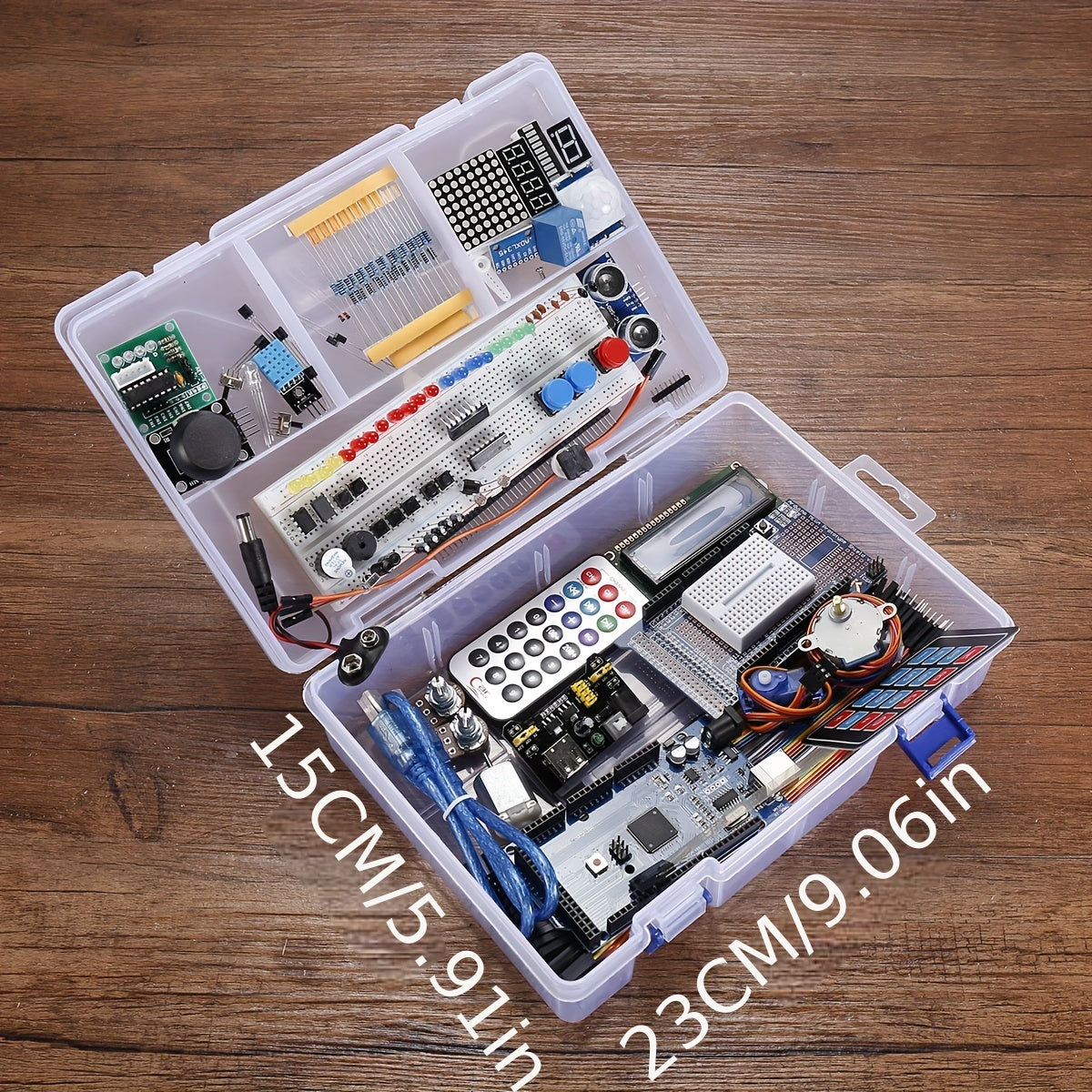 1 Set Full Version Starter Kit For Arduino Beginner Learning, MEGA 2560 Servo Motor LCD1602 Model