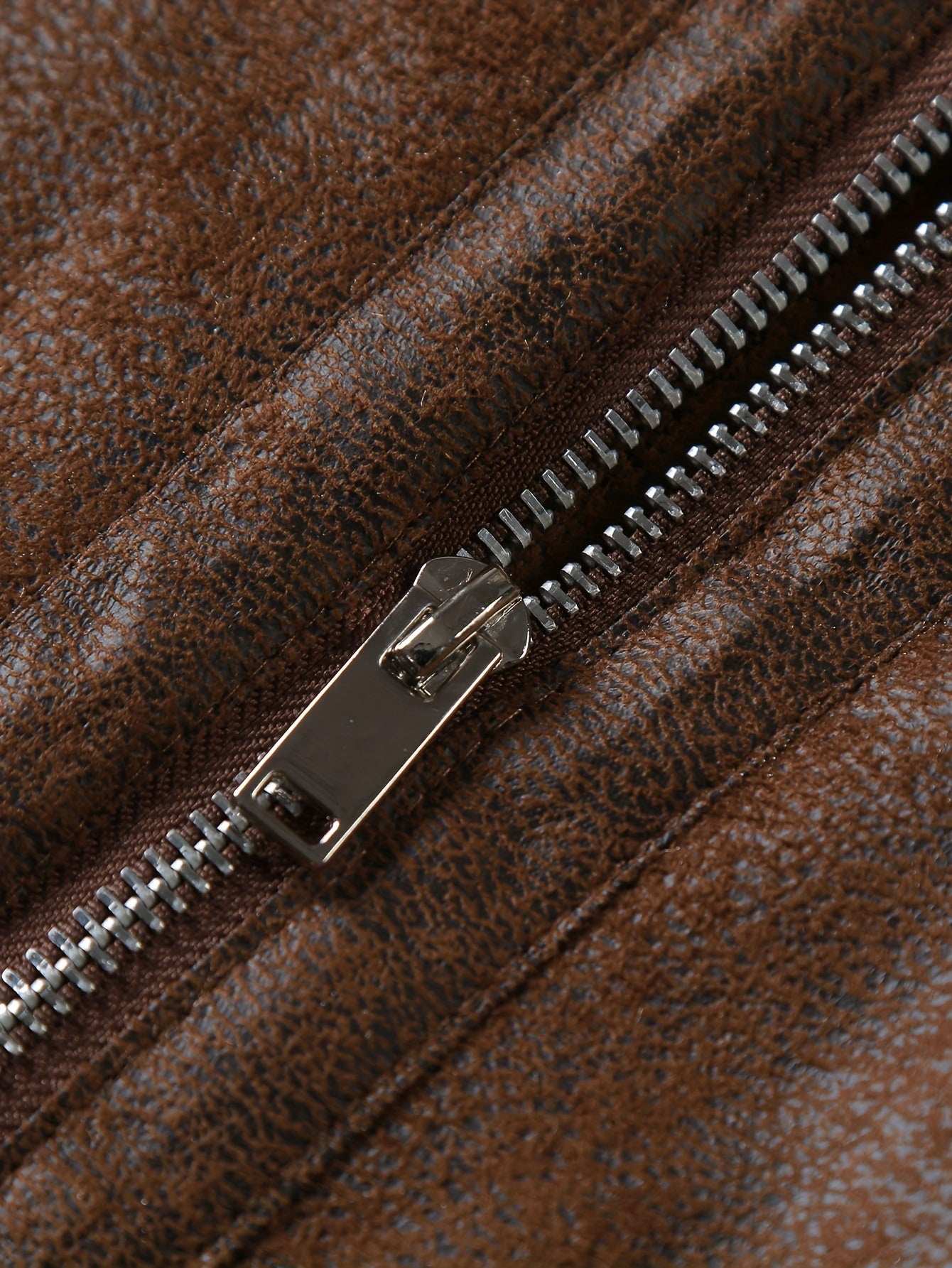 Men's Pu Jacket, Chic Faux Leather Jacket For Fall Winter