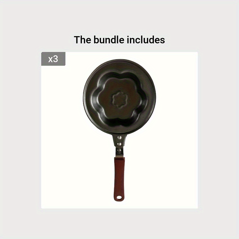 1pc Egg Frying Pot, Mini Breakfast Egg Frying Pot, Assorted Varieties Cartoon Frying Pot, Heart-shaped Non-stick Egg Pot, Omelette Pans Of Various Shapes, Kitchenware, Kitchen Tools