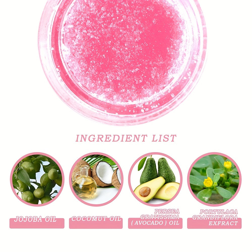 Peach Lip Scrub Exfoliating Fade Lip Lines Removing Dead Skin Moisturizing Care Makeup Dark Lip Corrector