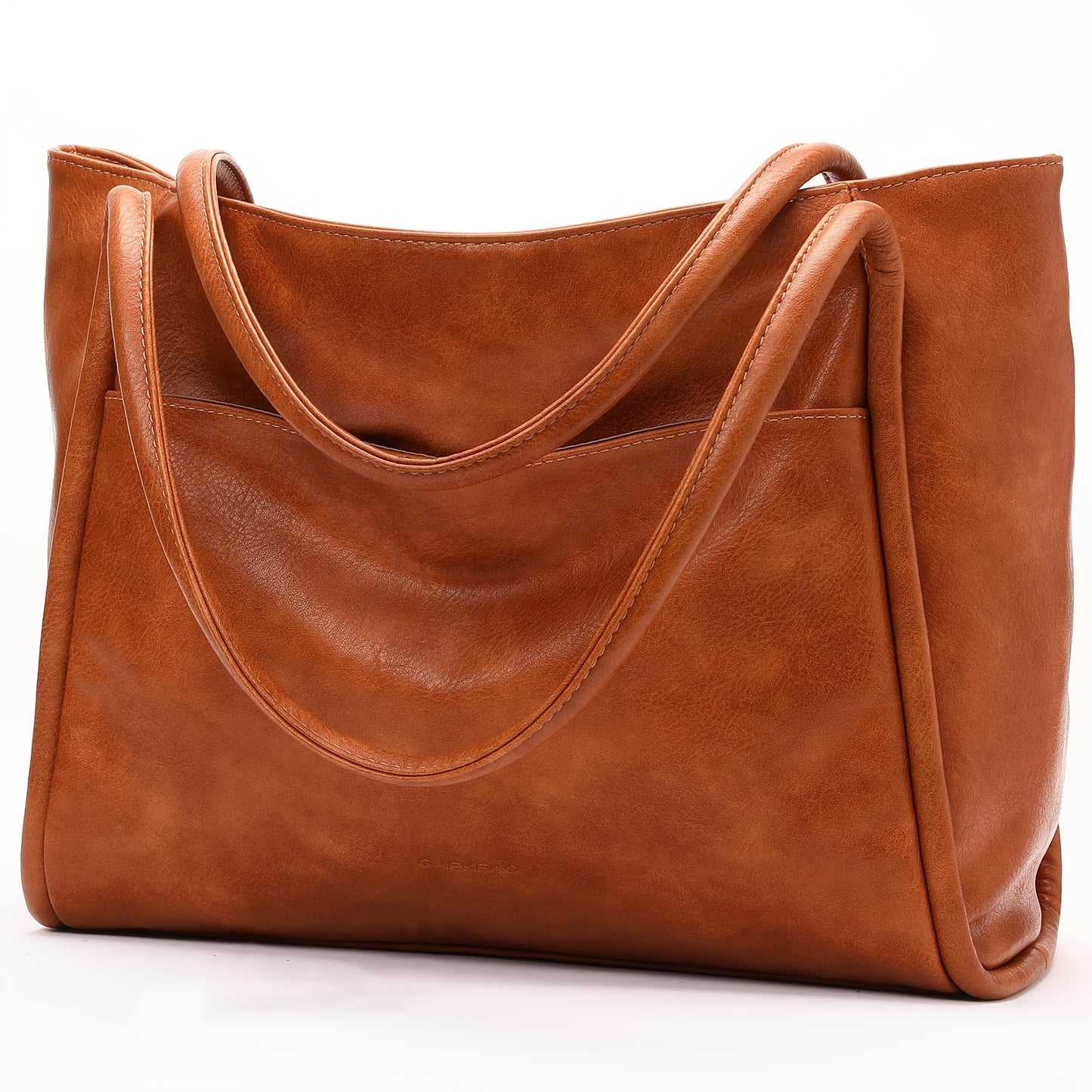 Vintage Light Brown Women's Tote Bag, Large Capacity Multi-Functional    for Daily Commute