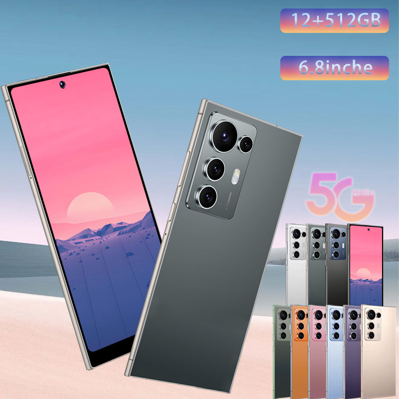 The S25 Ultra 2025 Is The Latest Unlocked Smartphone. It Comes with a Touch Pen, a 6.8-Inch High-Definition Screen, Android 14 Operating System, 12+512GB Storage Capacity, Dual SIM Dual Standby/Gps System, Dual Camera Configu