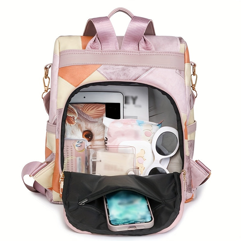 Women's Large Capacity Backpack - Anti-Theft Backpack with Zipper Closure, Adjustable Shoulder & Strap, Tassel Accent - for Travel, Work,, Everyday Commute - Secure Laptop compartment - Black Backpack for Women, Backpack for
