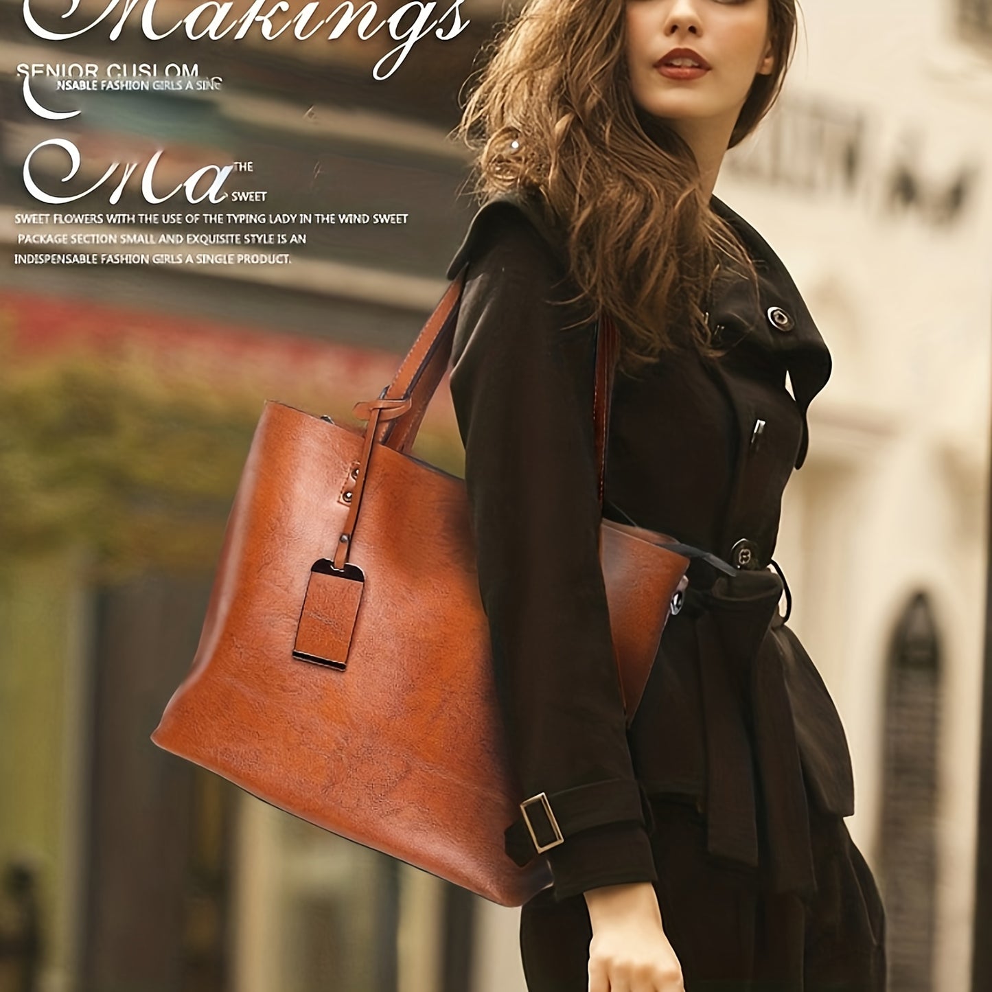 Women's Synthetic Handbag with Laptop Compartment & Detachable Strap - Golden-Tone Hardware, Zipper Closure, Spacious Work Bag for Travel, Business Meetings, Everyday Use - Available in Brown, Black, Red, Pink, Navy, Burgundy