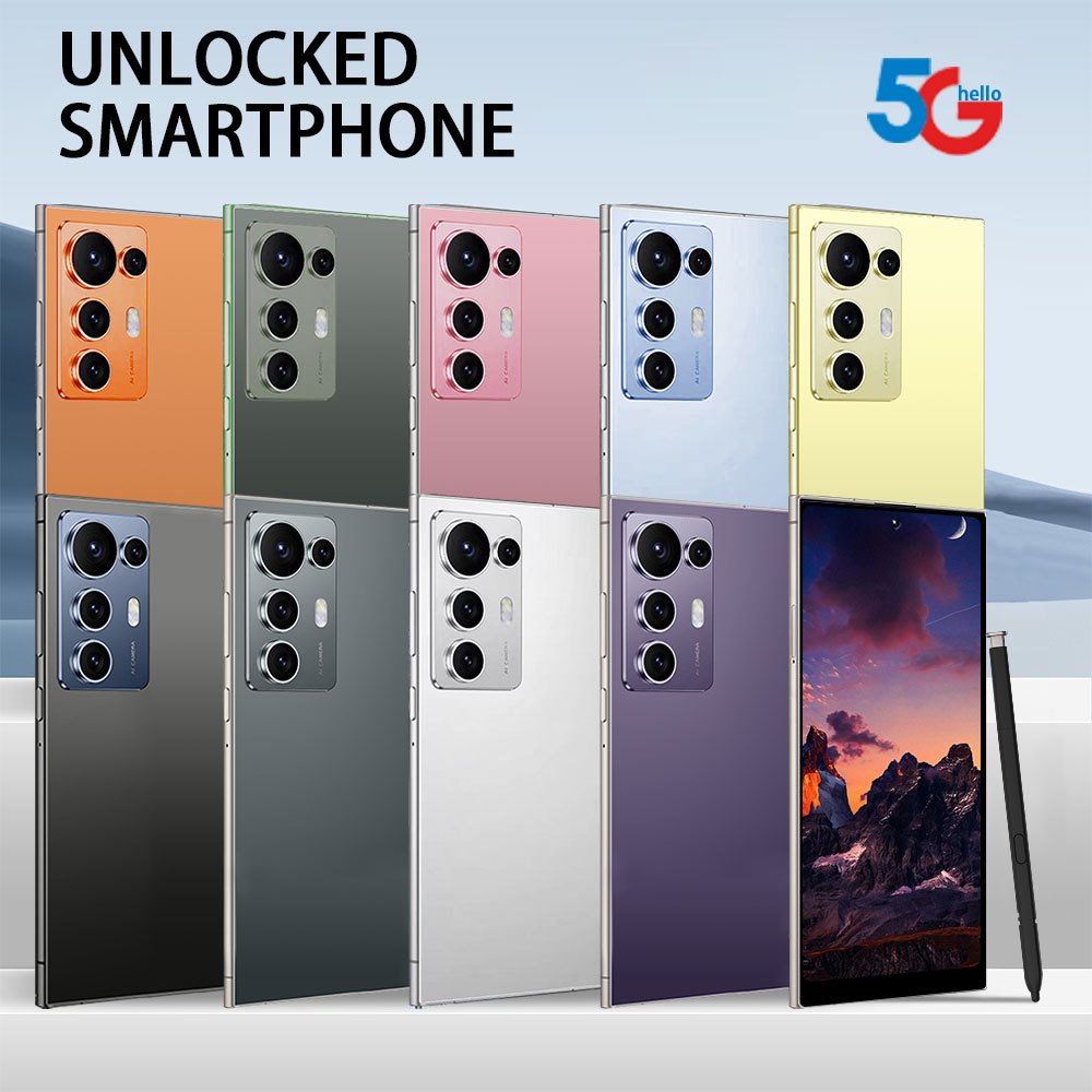 The S25 Ultra 2025 Is The Latest Unlocked Smartphone. It Comes with a Touch Pen, a 6.8-Inch High-Definition Screen, Android 14 Operating System, 12+512GB Storage Capacity, Dual SIM Dual Standby/Gps System, Dual Camera Configu
