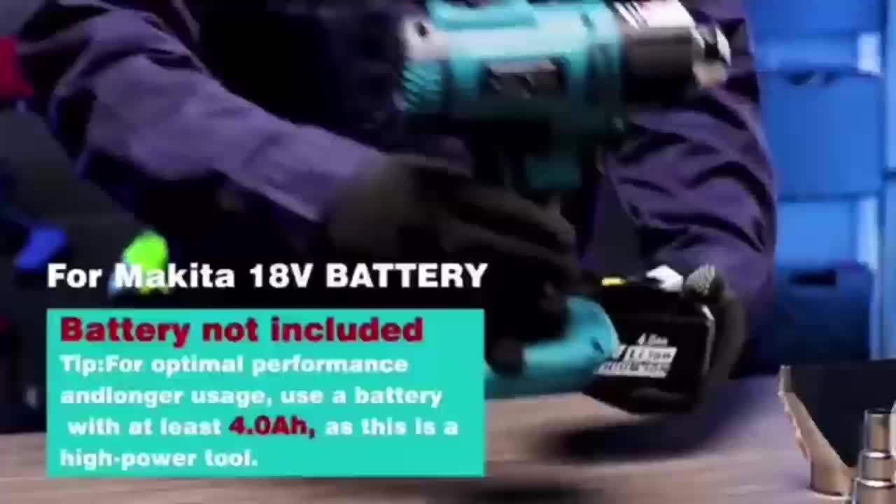 Cordless Heat Gun, Hot Air Gun Compatible With Makita 18V Battery, Dual Temp Setting Max 1022°F (550°C), 3 Nozzle For Crafts, Shrinking PVC, Wrapping And Paint Stripping (No Battery)