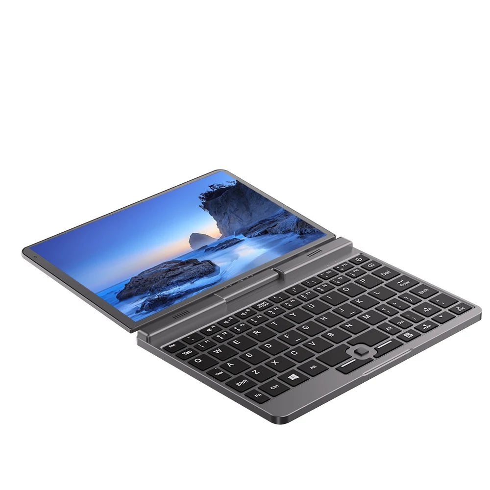 8 Inch Portable Notebook 2-in-1 Laptop and Tablet N100 Quad Cores 12GB RAM Rotatable IPS Screen Metal Body Stock Available