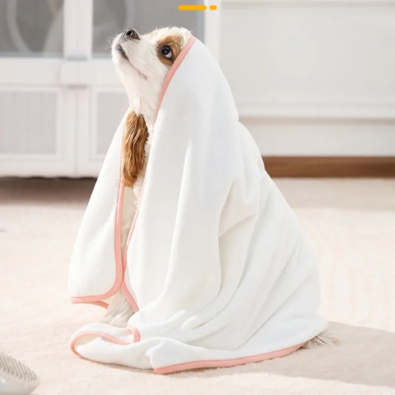 Wholesale Absorbent Lint-free Microfiber Quick Dry Dog Cleaning Paw Bath Towel for Dog Drying