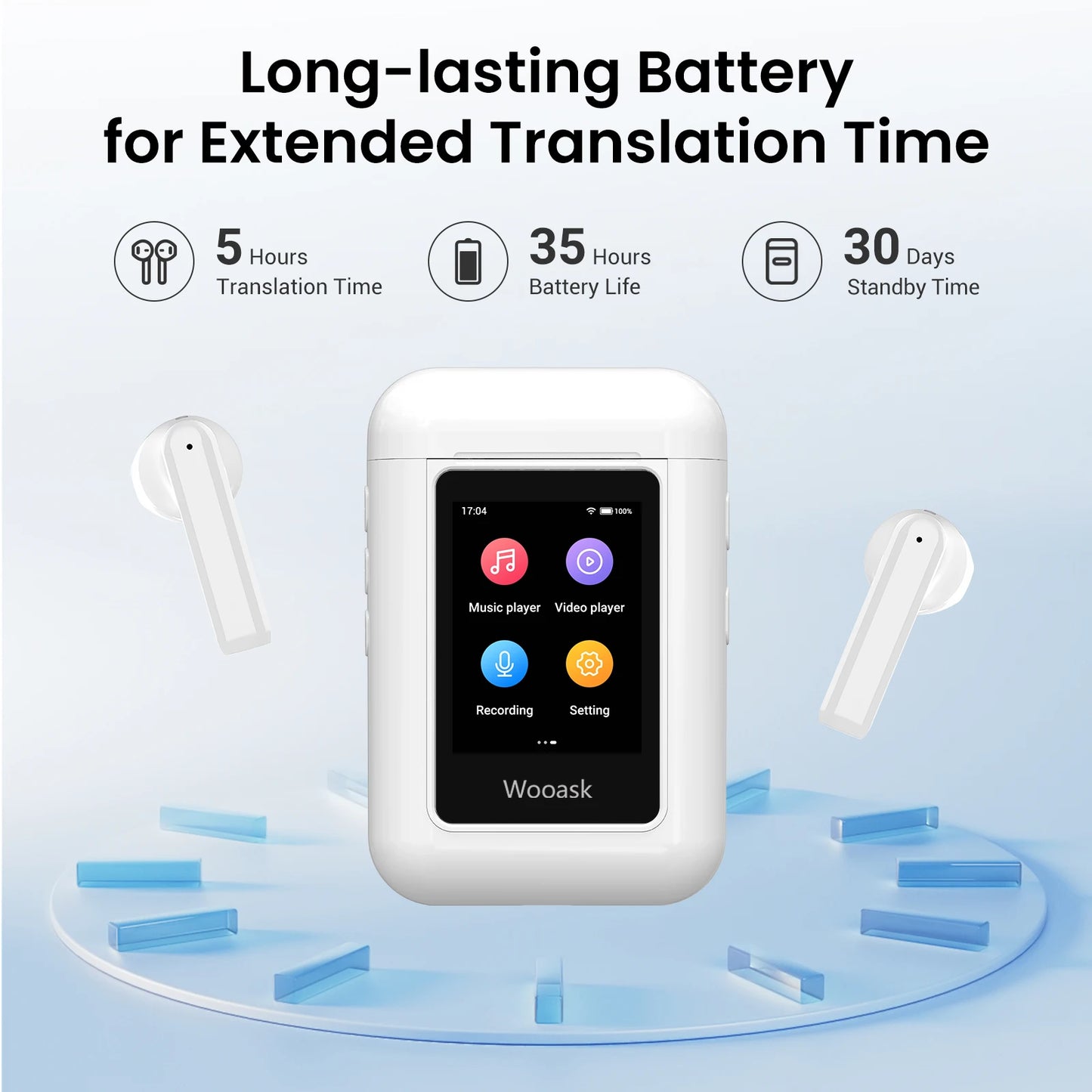 A8 Wireless Translator Smart AI Earphone