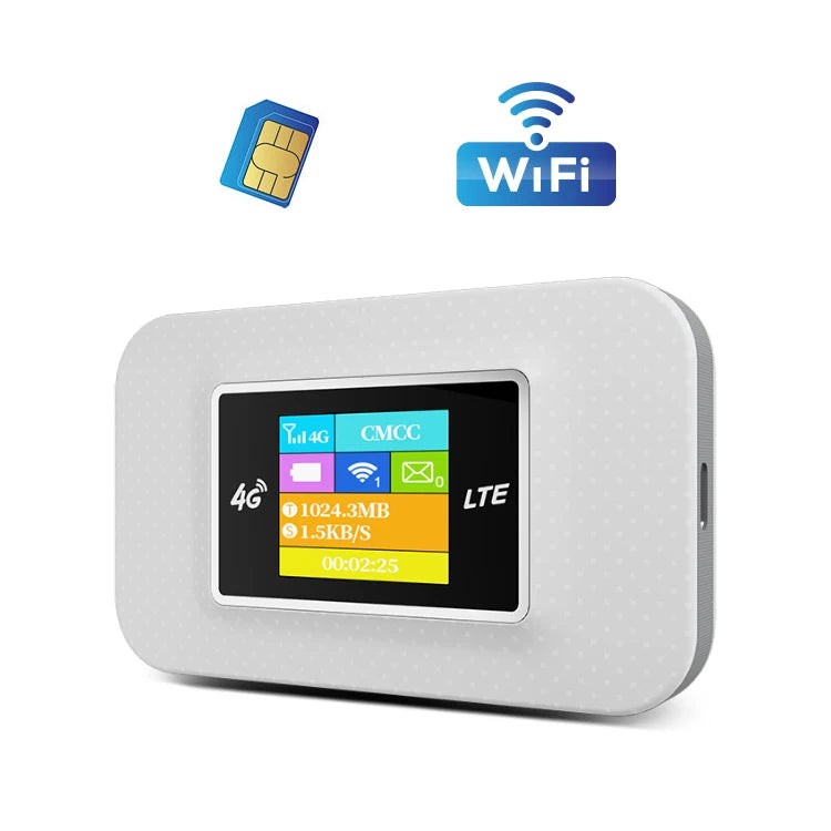 New Design Factory Portable Led SIM Router Portable Hotspot Pocket Mifis 150Mbps 4g Mobile Wifi Router