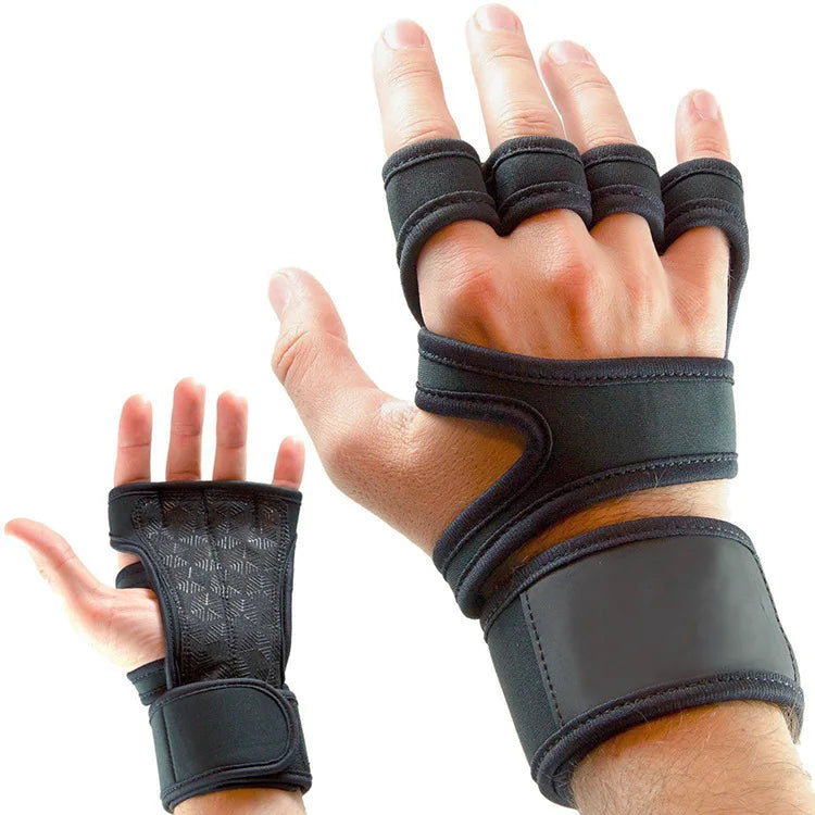 2025 Wholesale Half Finger Fitness Workout Sports Bodybuilding Training Custom Logo Cycling Gym Weight Lifting Gloves Men
