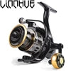 Topline Fishing Reel HE500 800-7000 High Quality Spinning Reel Gear Ratio 5.2:1 Metal Spool Saltwater Reel Fishing 8KG Max Drag