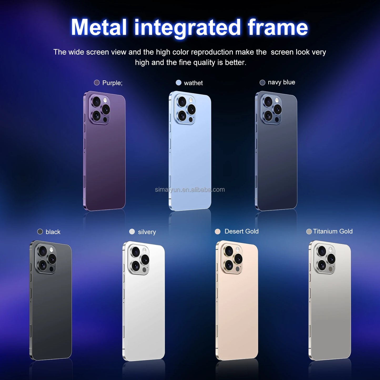 2025 Original High Quality I16pro Max 16GB+1TB Android 14 5G Smart Phone Globally Compatible  108MP Rear Camera