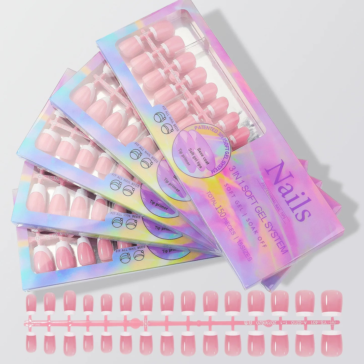 Nail Art Artificial 150 Pcs New Hot Selling Nail Art Products French Press on Nail Tips