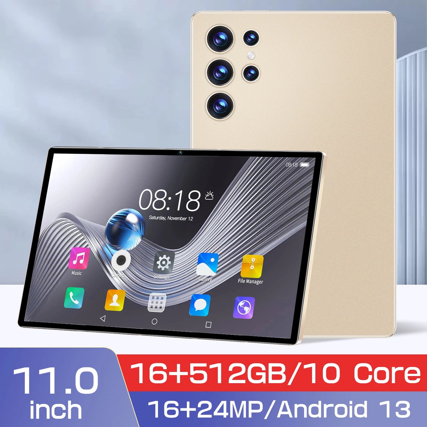 S23 Ultra 10-Inch Android Tablet for Kids Full Netcom 16+512GB Dual Card Learning Education Tablet 4G Call Factory Direct Sales
