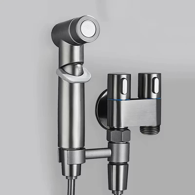 High-quality Factory Direct Wall-Mounted High-Pressure Handheld Bidet Sprayer Gun Set ABS Home Toilet Bathroom