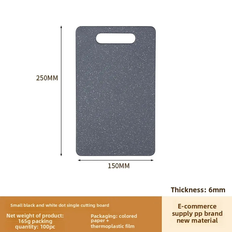 Three Double-Sided Non-Slip PP Cutting Board Set Plastic Kitchen Board for Cheese Vegetables Meat Fruits-Wholesale