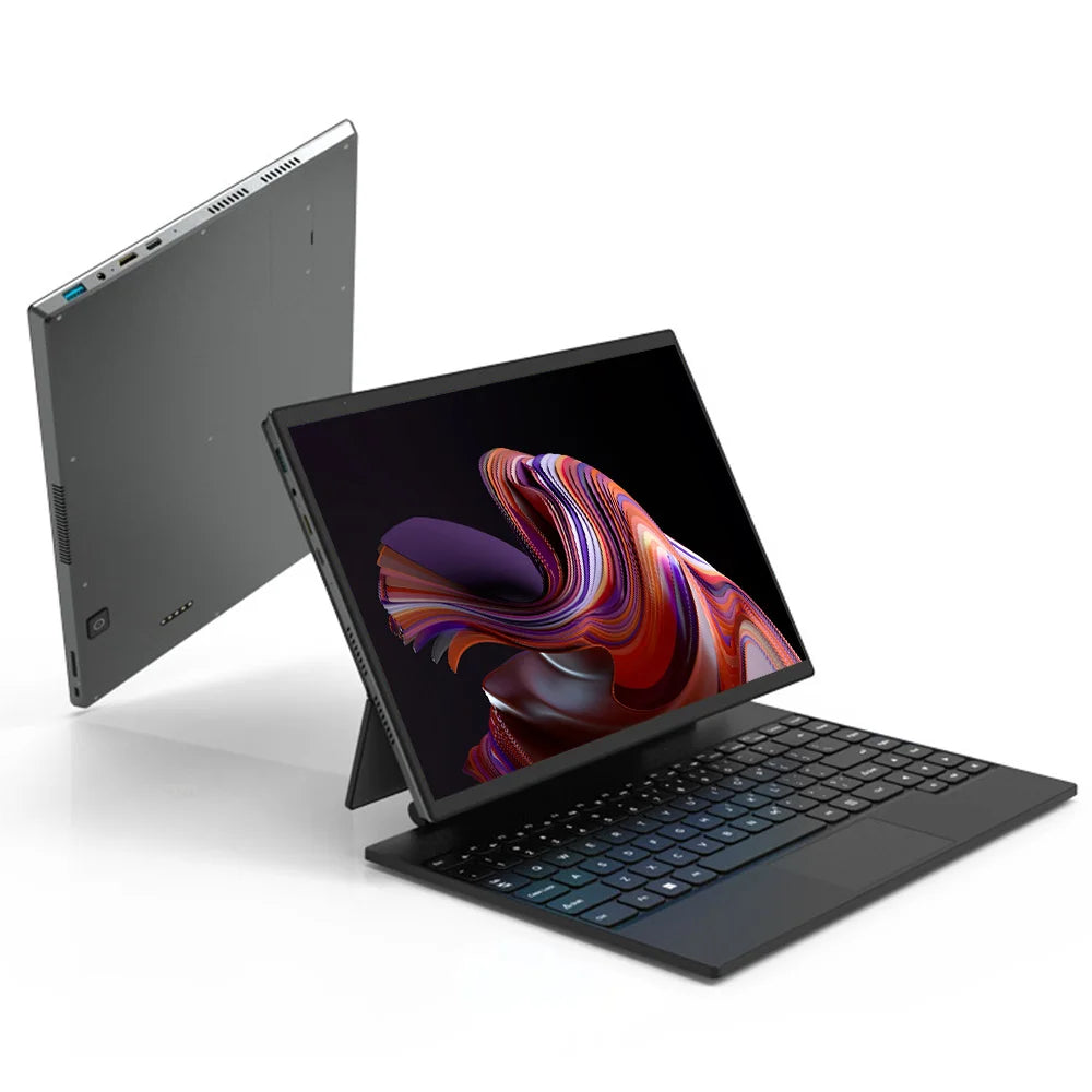 2024 New 14 Inch 2.2K Touch Screen Win11 Intel N95 16G RAM 1TB 2 in 1 Win11 Tablet with Detachable Magnetic Keyboard Laptop