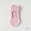 Boneless Custom Logo Grip Barre Trampoline Socks Pilates Non Slip Yoga Ballet Socks Compression Cotton Low Cut  Ankle  Socks