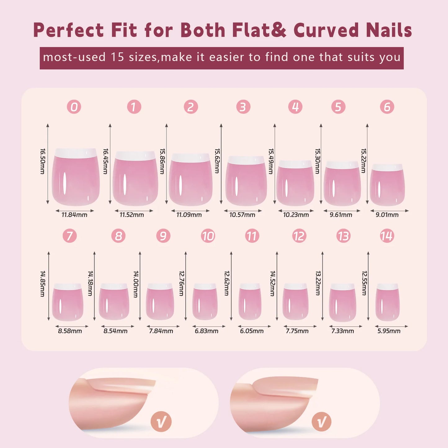 Nail Art Artificial 150 Pcs New Hot Selling Nail Art Products French Press on Nail Tips