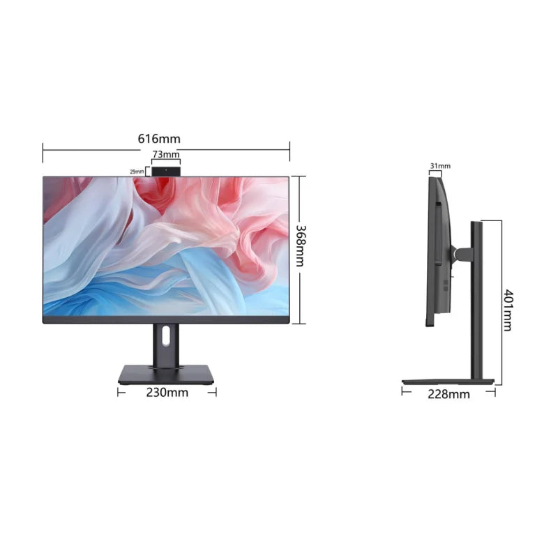 Private Module All-In-One 27 Inch Computer Core I7 I712700t 12th Win10 32GB+1TB Gaming Desktop with LCD Monitor SSD Hard Drive